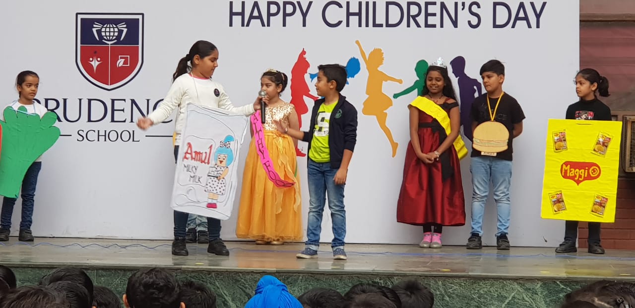 Healthy Eating Assembly at Prudence Ashok Vihar